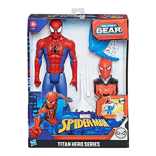 Hasbro Spider - Man Action Figure 30cm con Blaster Titan Hero E7344 - 5010993645671 - DarSaGiocattoli