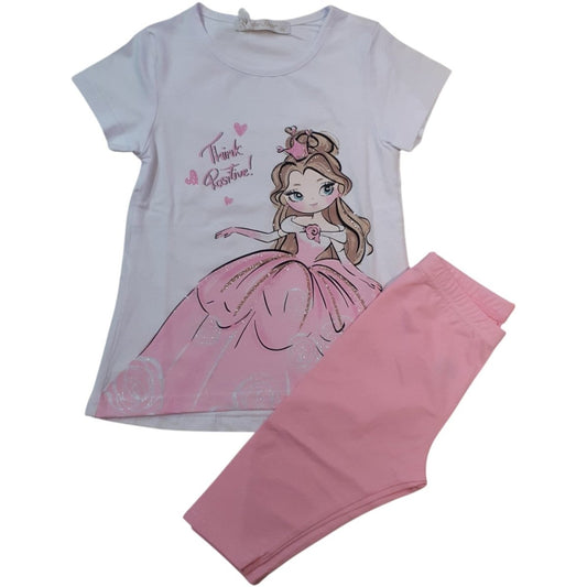 Hope Star Completo Bambina T-Shirt e Leggings GF2321 - DarSaGiocattoli