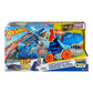 Hot Wheels City - Mega Dino Transporter racing track that transforms into a T-Rex 