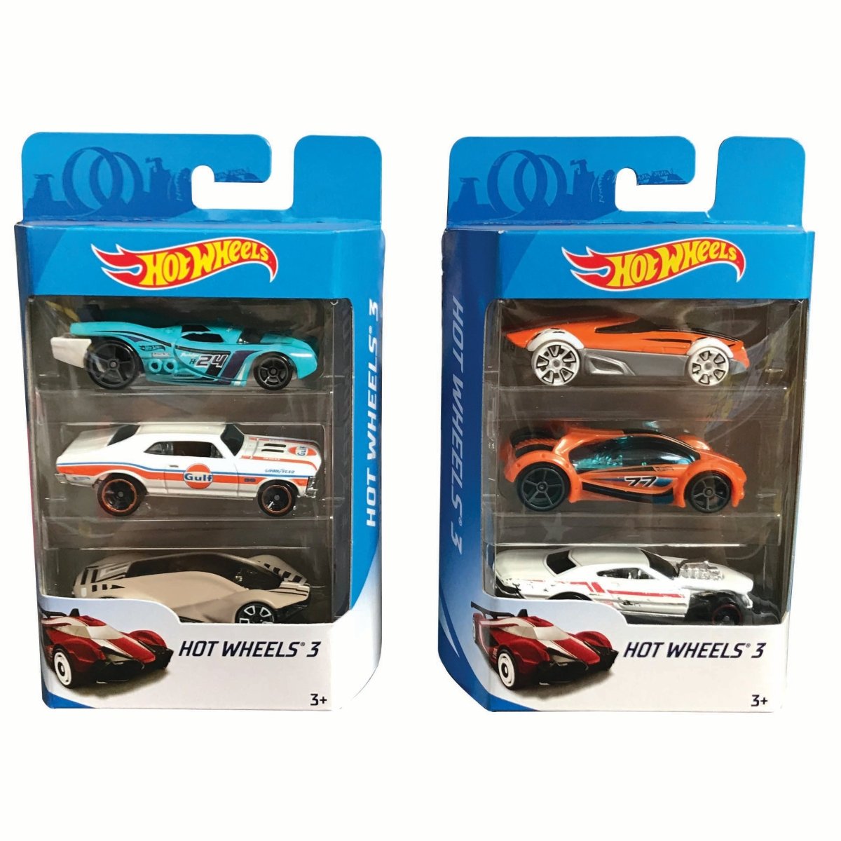 Hot Wheels Confezione 3 Veicoli Modelli Assortiti Mattel K5904 - 0027084425611 - DarSaGiocattoli