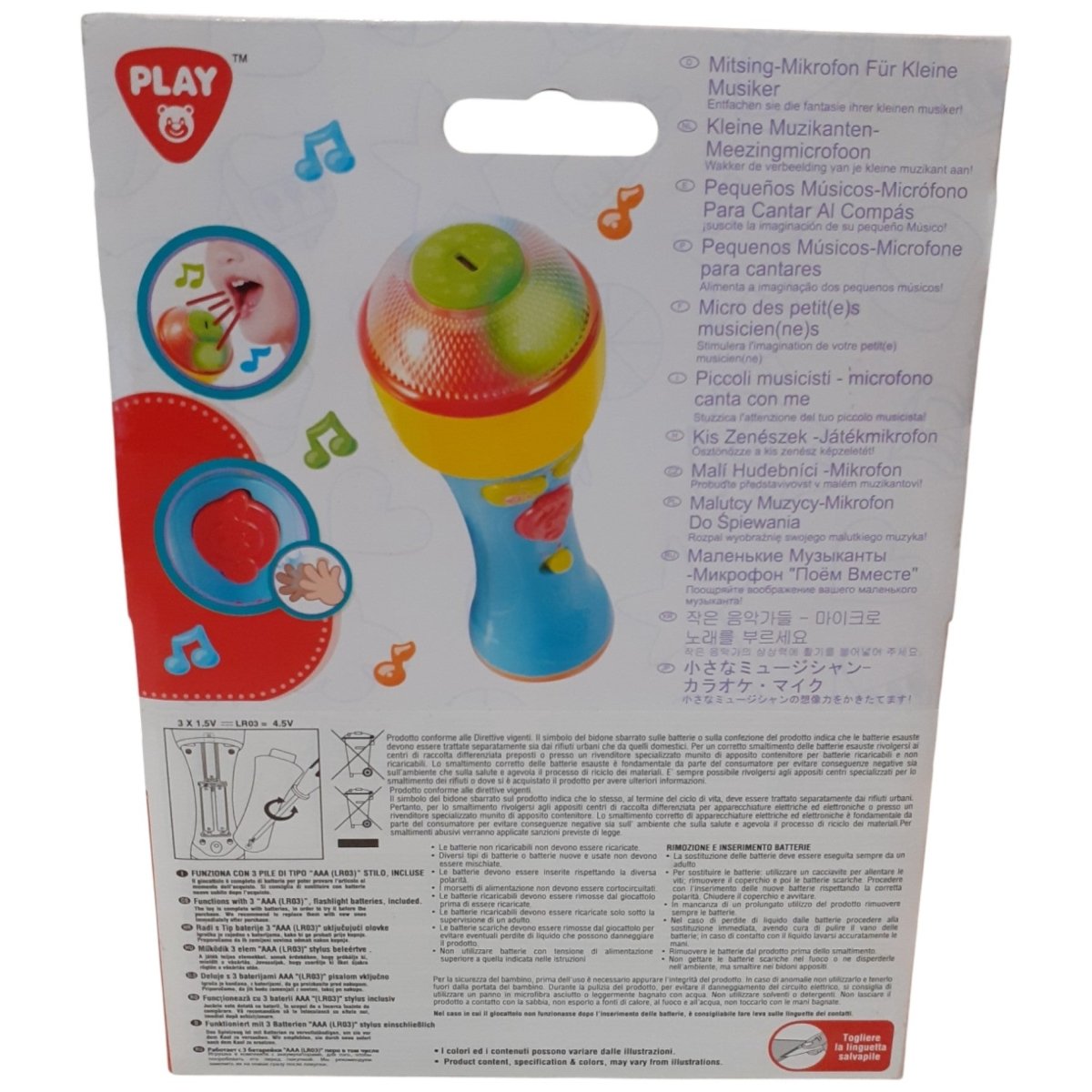Il Mio Primo Microfono Teorema Giocattoli 74280 - 8017967742807 - DarSaGiocattoli
