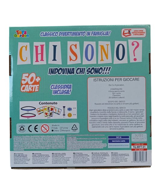 Indovina Chi Sono Gioco di Società in Scatola Toys Garden 28287 - 8007632282875 - DarSaGiocattoli