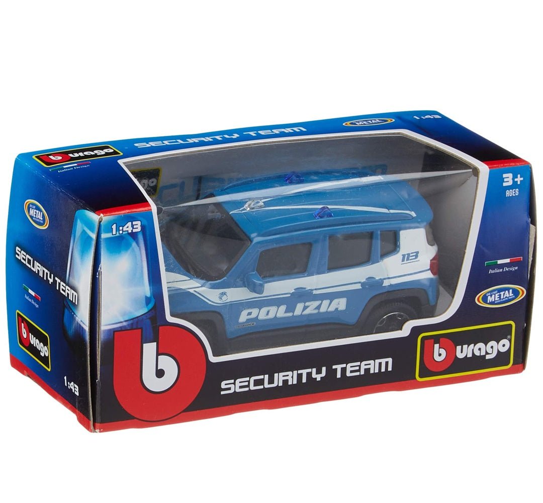 Jeep Renegade Polizia 1:43 Burago 18 - 01322 - 4893993303960 - DarSaGiocattoli