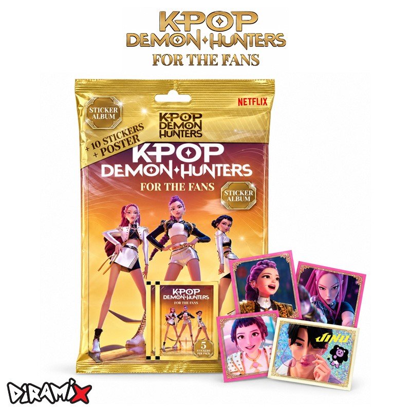 K-Pop Demon Hunters Album Figurine Stickers For the Fun Diramix - 9772499672099 - DarSaGiocattoli