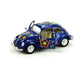 Kinsmart 1967 VW Volkswagen Beetle Decalcomania Modello Auto 1:24 Blu - 8052400501696 - DarSaGiocattoli