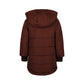 Koko Noko cappotto bambina con cappuccio bordeaux idrorepellente - 8720815311949 - DarSaGiocattoli