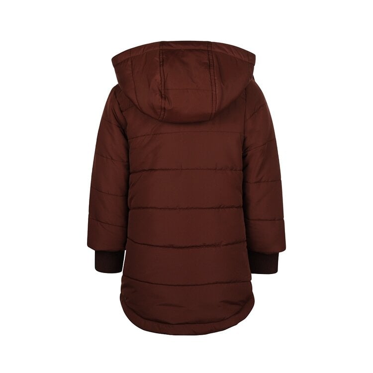 Koko Noko cappotto bambina con cappuccio bordeaux idrorepellente - 8720815311949 - DarSaGiocattoli