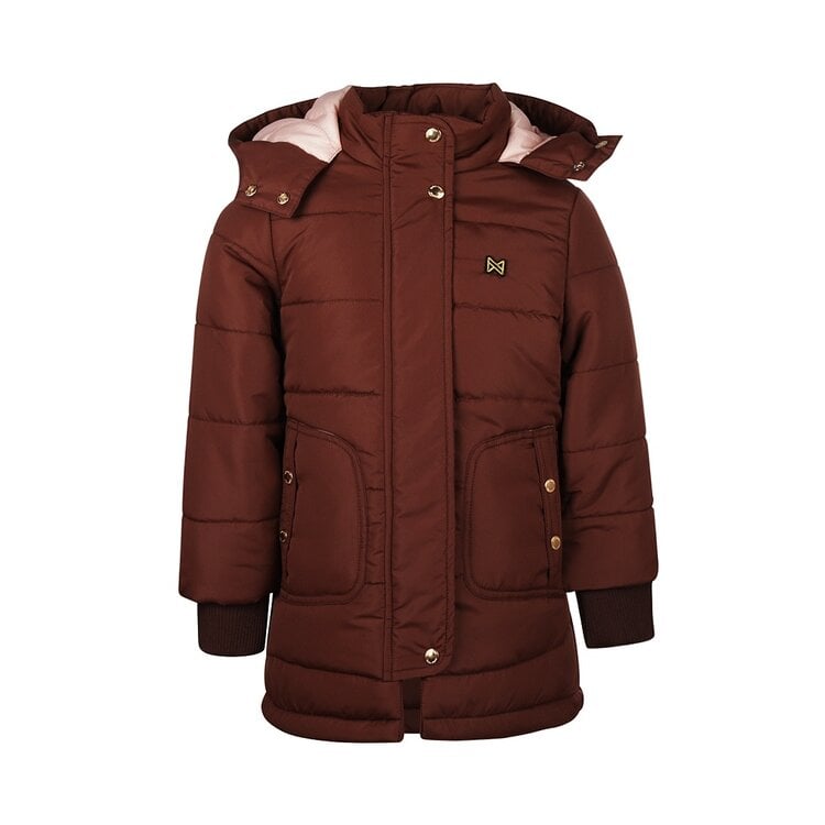 Koko Noko cappotto bambina con cappuccio bordeaux idrorepellente - 8720815311949 - DarSaGiocattoli