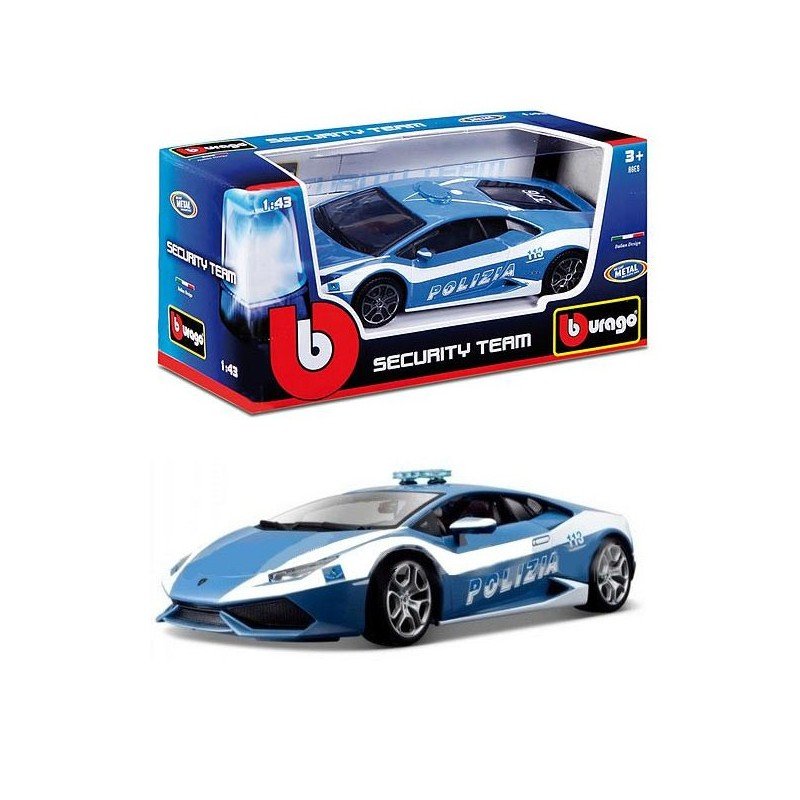 Lamborghini Polizia Scala 1:43 Burago 18 - 30309 - 4893993303090 - DarSaGiocattoli
