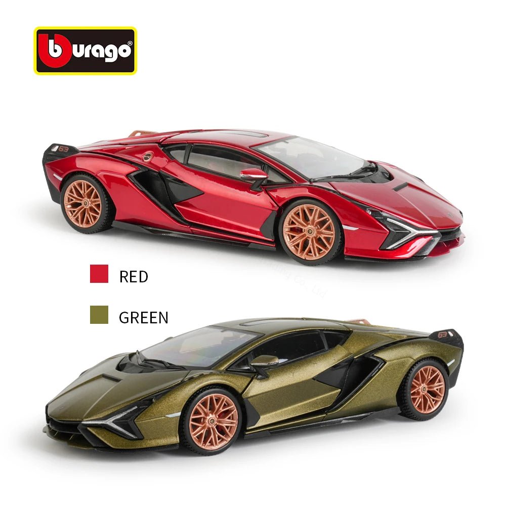 Lamborghini Sian FKP 37 Scala 1:24 Assortiti Burago 18 - 21099 - 4893993210992 - DarSaGiocattoli