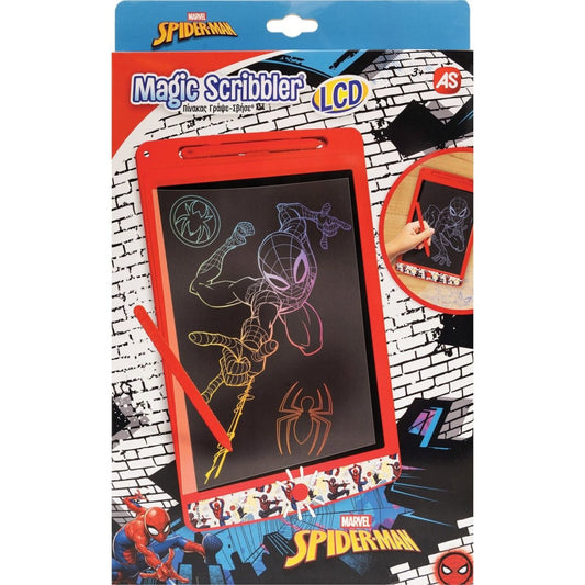 Lavagna LCD Scrivi e Cancella Spider-Man AS 1028-14157 - 5203068141578 - DarSaGiocattoli