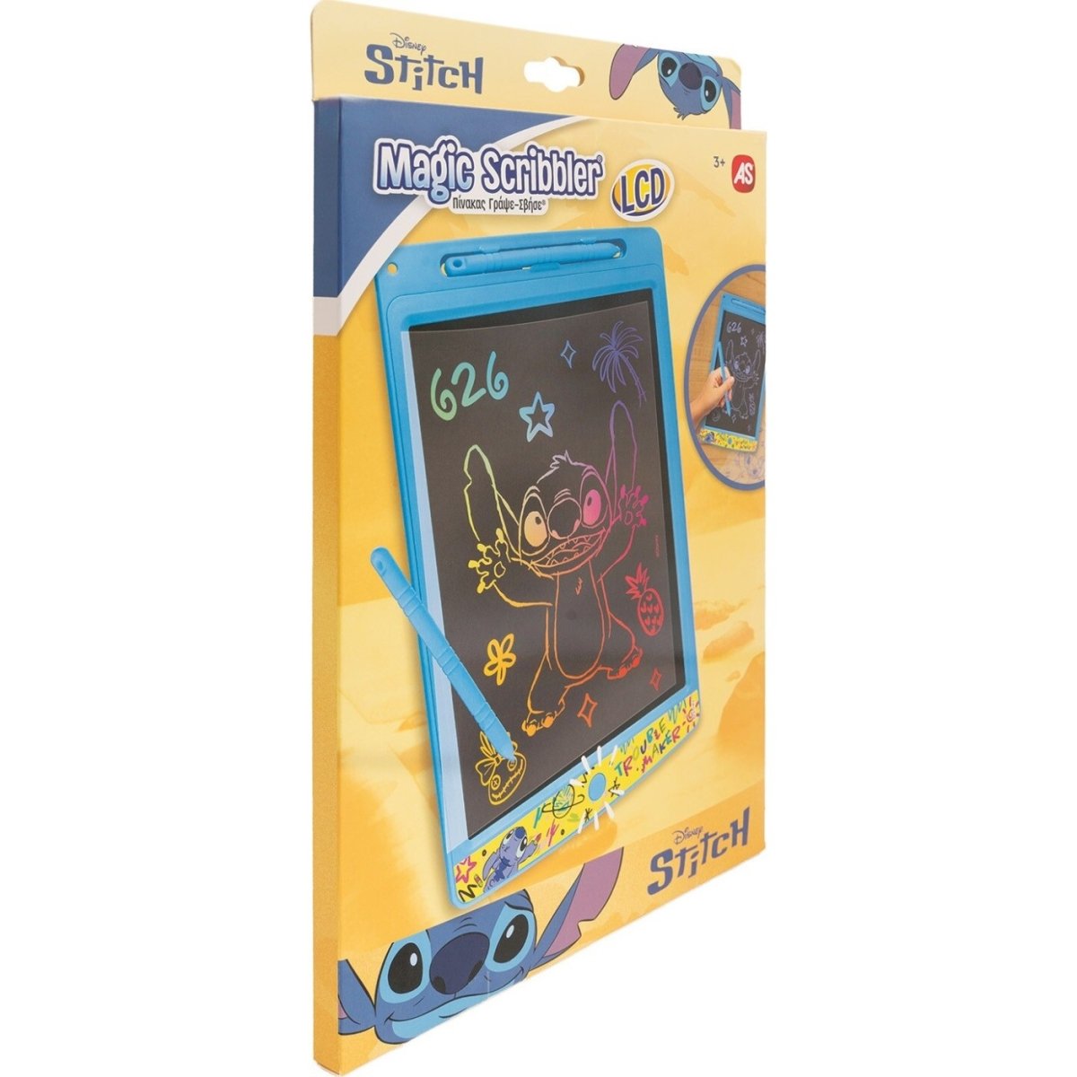 Lavagna LCD Scrivi e Cancella Stitch AS 1028-14156 Disney - 5203068141561 - DarSaGiocattoli