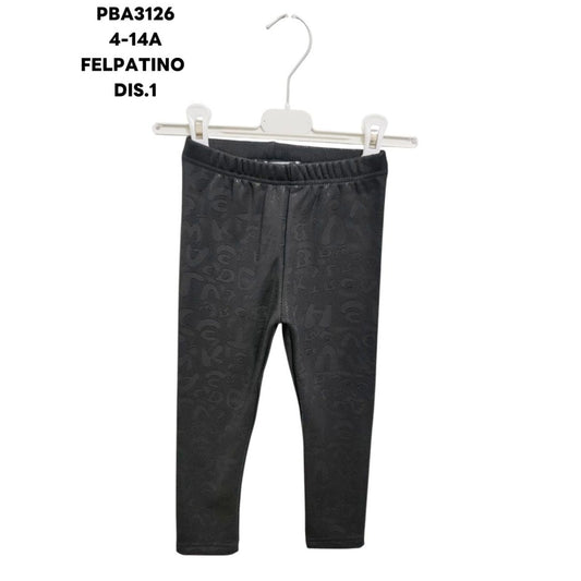 Leggings Bambina Nero Felpato Best Kinds PBA3126 - 77744195 - DarSaGiocattoli