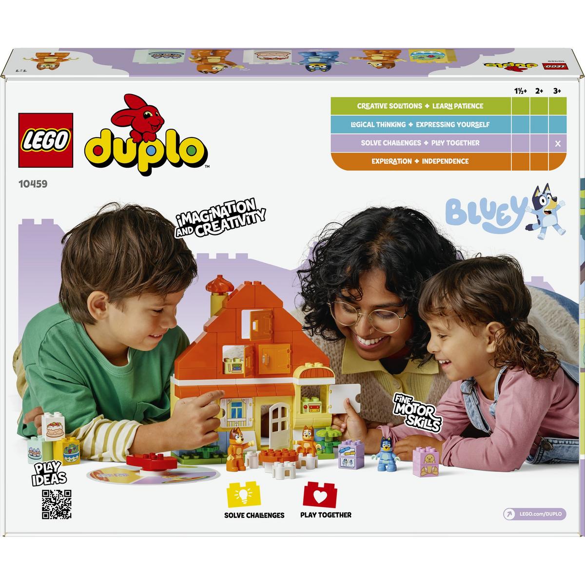 Lego Bluey Casa Famiglia Gioco Memoria 83 Pezzi 3+ Anni 10459 - 5702017816746 - DarSaGiocattoli