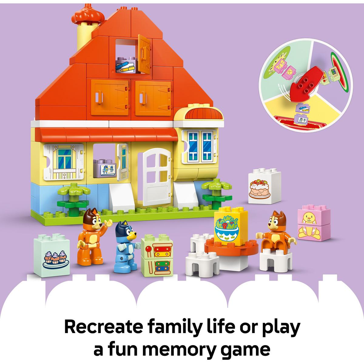 Lego Bluey Casa Famiglia Gioco Memoria 83 Pezzi 3+ Anni 10459 - 5702017816746 - DarSaGiocattoli
