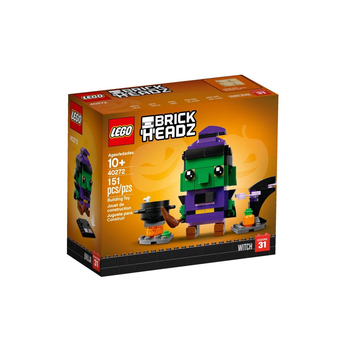 LEGO Brickheadz Witch Strega di Halloween 40272 - 5702016122039 - DarSaGiocattoli