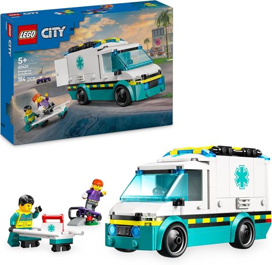 Lego City Ambulanza Di Emergenza 60451 - 5702017812410 - DarSaGiocattoli