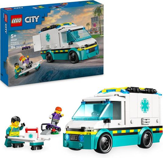 Lego City Ambulanza Di Emergenza 60451 - 5702017812410 - DarSaGiocattoli