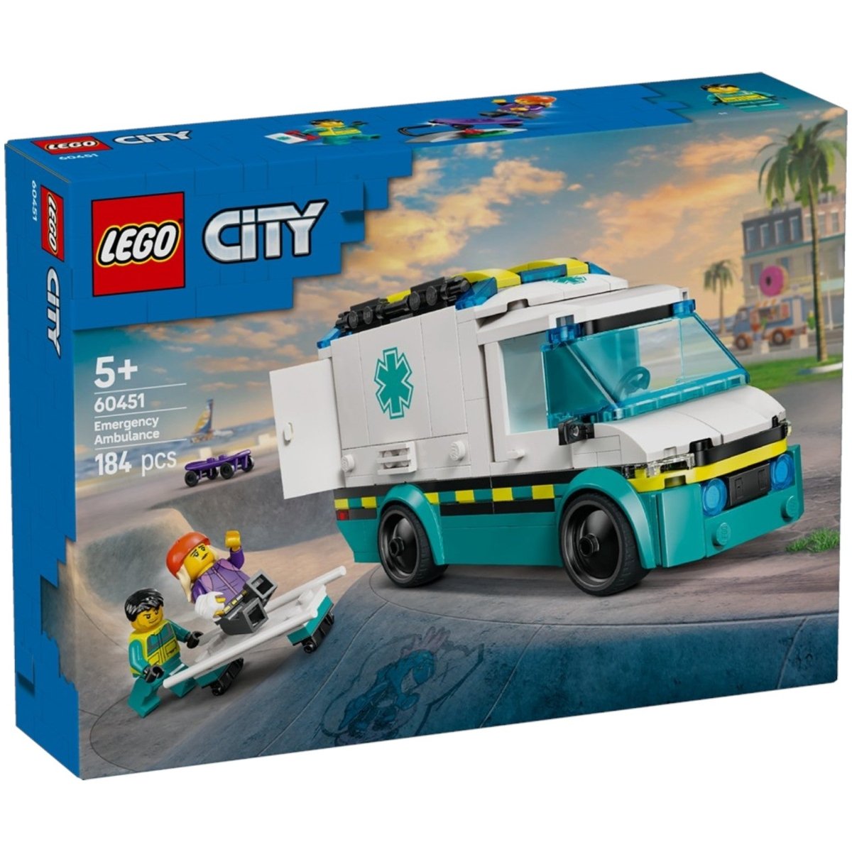 Lego City Ambulanza Di Emergenza 60451 - 5702017812410 - DarSaGiocattoli
