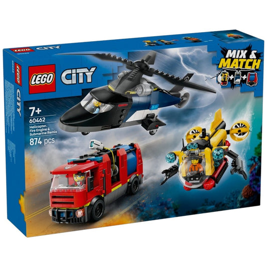 Lego City Elicottero Autopompa Sottomarino 60462 - 5702017812625 - DarSaGiocattoli