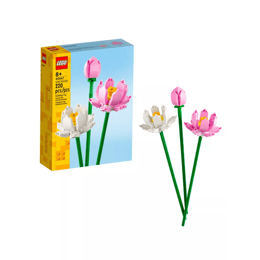Lego Flowers Fiori Di Loto 220 Pezzi 8+ Anni 40647 - 5702017471549 - DarSaGiocattoli