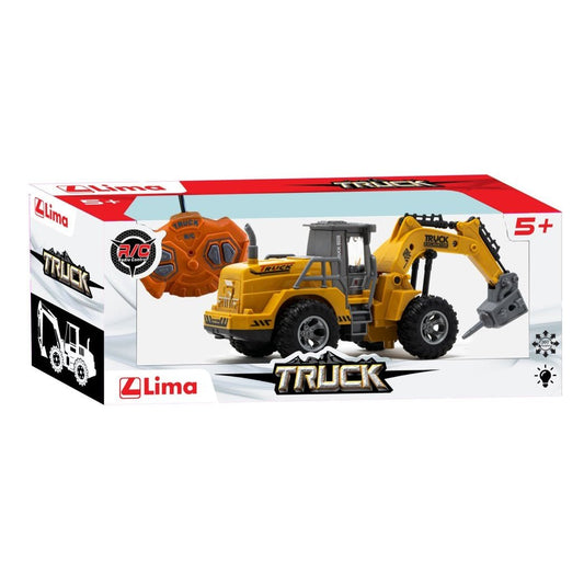 Lima Escavatore Radiocomandato R/C Costruction Truck HT012 - 0806891570567 - DarSaGiocattoli