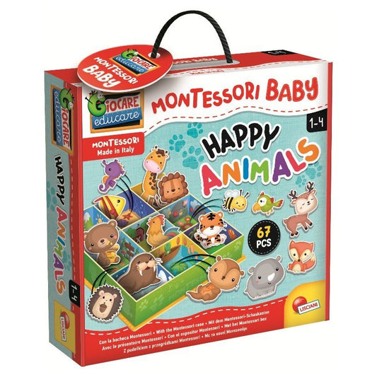 Lisciani Giochi Montessori Baby Happy Animali 92772 - 8008324092772 - DarSaGiocattoli