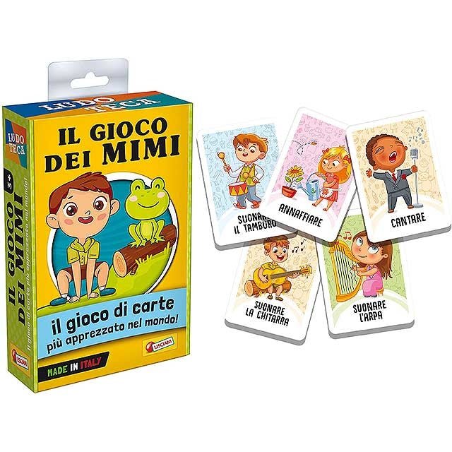 Liscianigiochi Ludoteca Le Carte dei Bambini Il Gioco dei Mimi Multicolore 89130 - 8008324089130 - DarSaGiocattoli