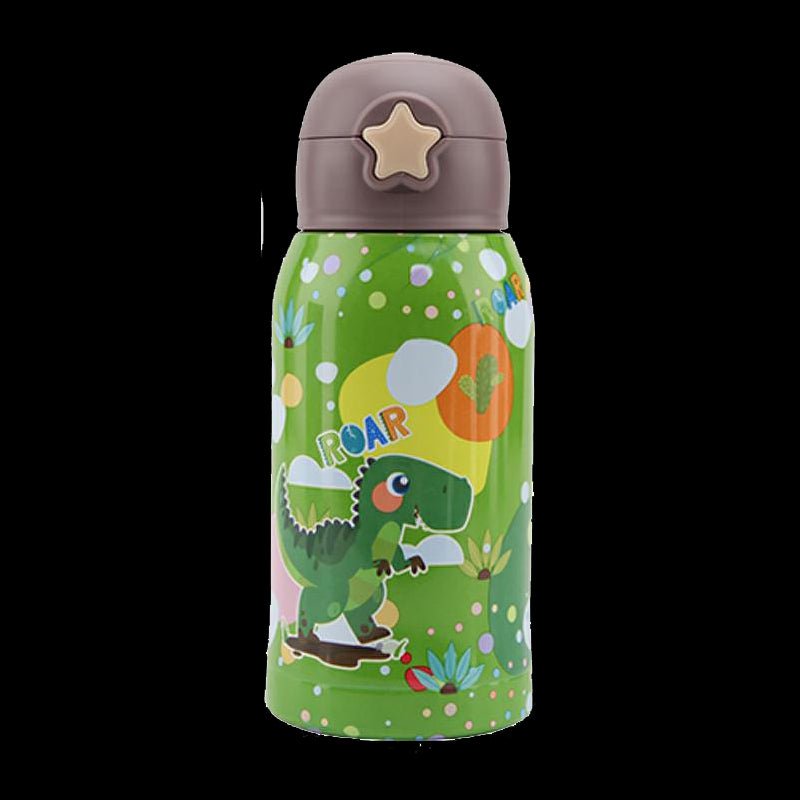 Madricarts Borraccia Termica 500ml Con Cannuccia Happy Baby Dinosauro MPBB05 - 0652217666977 - DarSaGiocattoli