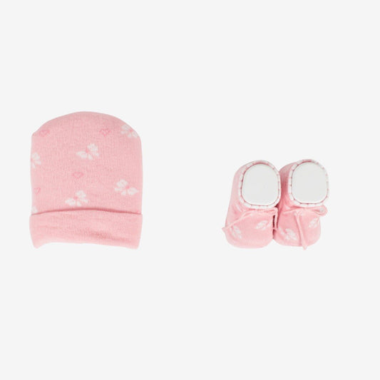 Mafer Set Regalo Neonata Cappellino + Scarpette Rosa WSE8989 - 8300039724178 - DarSaGiocattoli