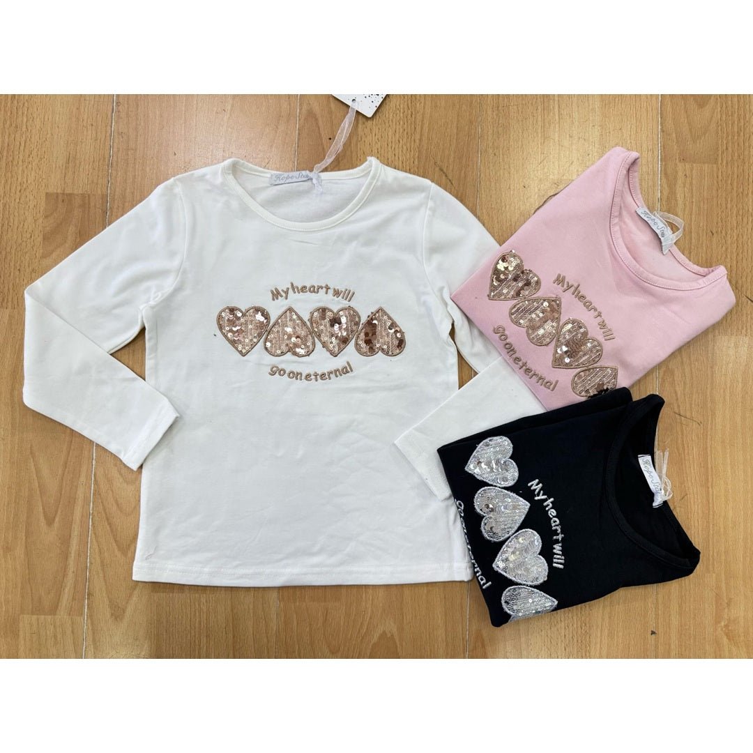 Maglietta Bambina a Maniche Lunghe Hope Star GF2361 - 8296608823611 - DarSaGiocattoli