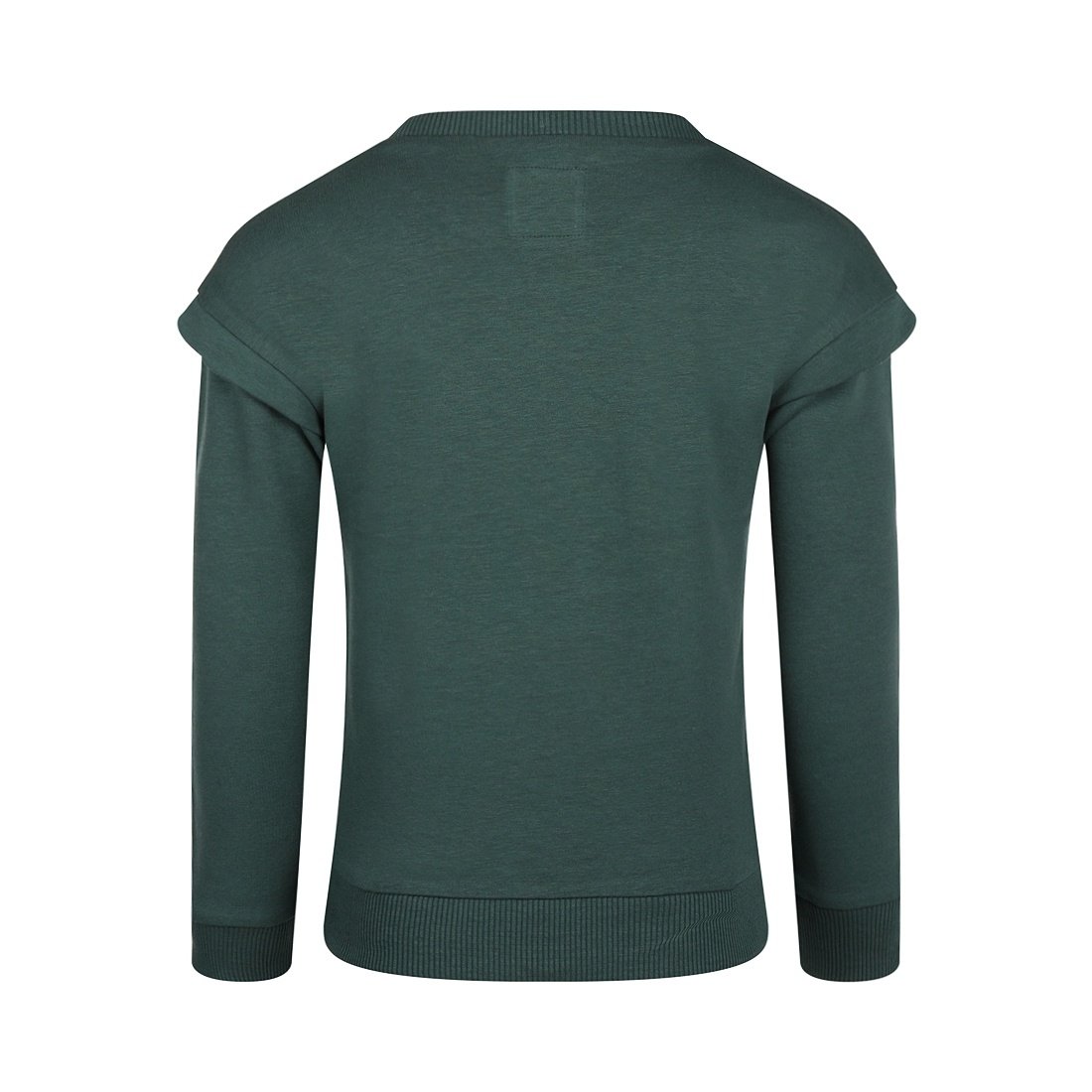 Maglione bambina Koko Noko verde scuro con maniche ricamate - 8720815308468 - DarSaGiocattoli