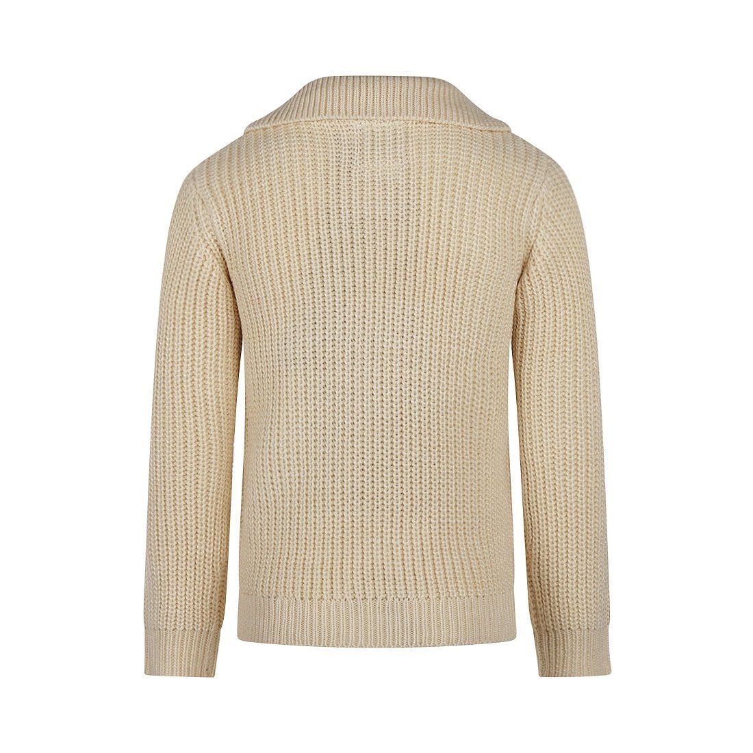 Maglione bambino con cerniera Koko Noko bianco sporco lavorato a maglia - 8720815304149 - DarSaGiocattoli