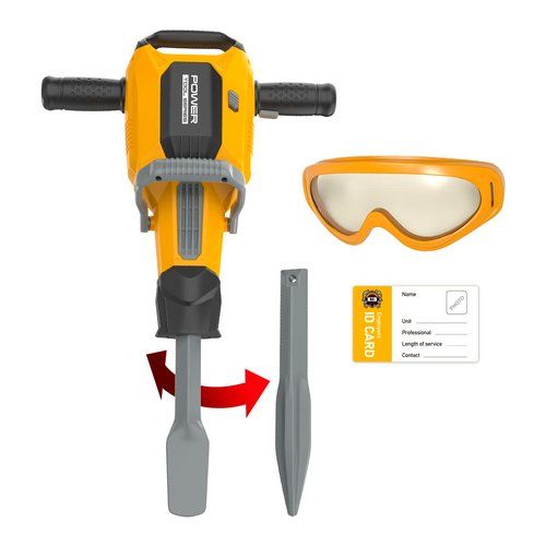 Martello Pneumatico ODG Con Accessori De Luxe Power Tools ODG1027 - 0806891570987 - DarSaGiocattoli