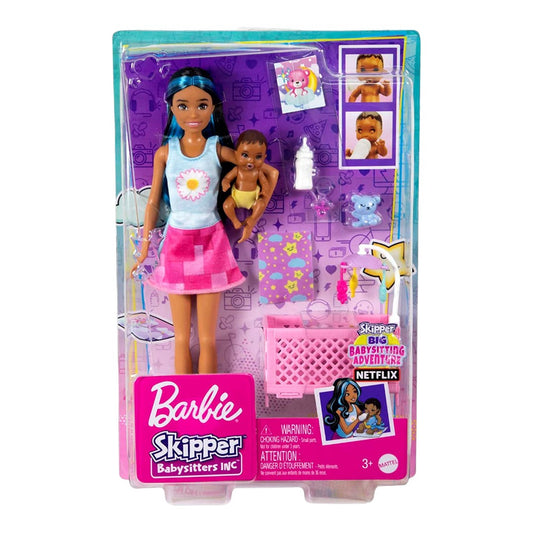 Mattel – Bambola Barbie Skipper Babysitter Nanna 2 HJY34 - DarSaGiocattoli