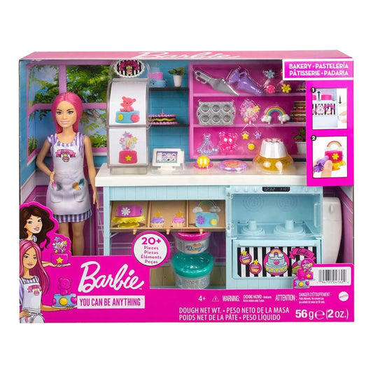 Mattel Barbie Pasticceria - Playset con Bambola e Postazione da Pasticceria HGB73 - DarSaGiocattoli