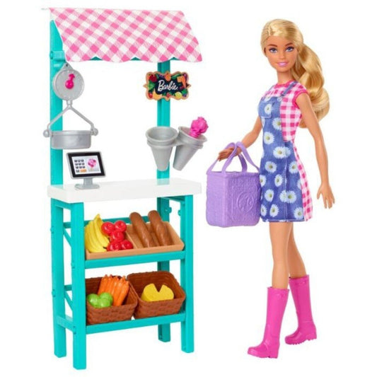 Mattel Barbie - Playset Mercato Frutta e Verdura - DarSaGiocattoli