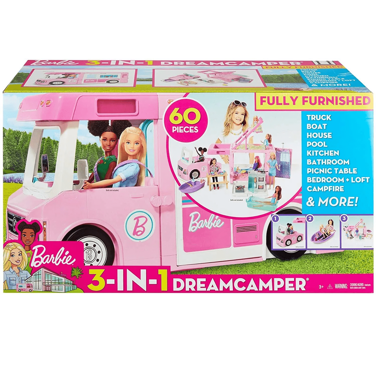Mattel Camper dei Sogni Barbie GHL93 - 0887961796865 - DarSaGiocattoli