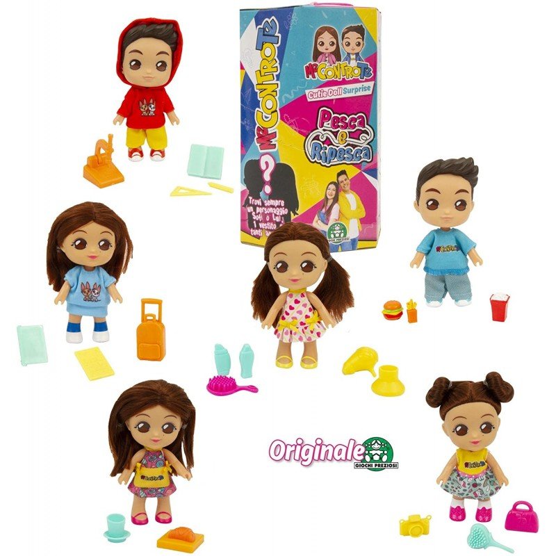 Me Contro Te Cutie Doll Pesca e Ripresa Giochi Preziosi 40720 - 8056379120995 - DarSaGiocattoli
