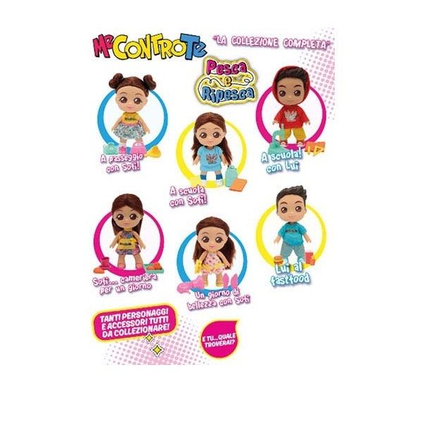 Me Contro Te Cutie Doll Pesca e Ripresa Giochi Preziosi 40720 - 8056379120995 - DarSaGiocattoli