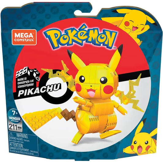 Mega Pokemon Pikachu Da Costruire 10 cm 211 Pezzi GMD31 - 0887961852233 - DarSaGiocattoli