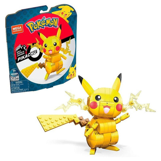 Mega Pokemon Pikachu Da Costruire 10 cm 211 Pezzi GMD31 - 0887961852233 - DarSaGiocattoli