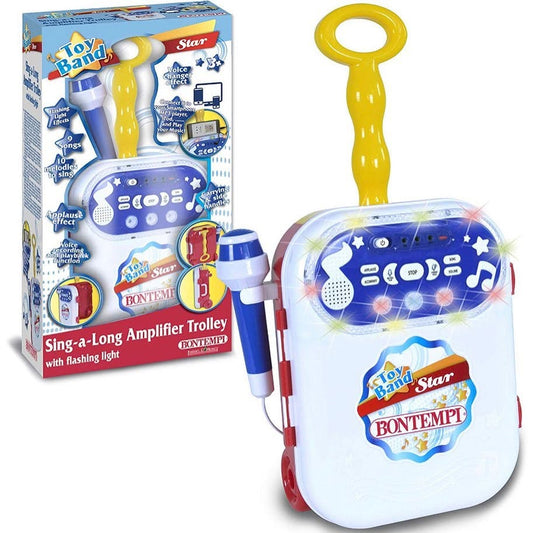 Microfono Con Amplificatore Trolley Bontempi 42 5010 Karaoke Portatile - 0047663338132 - DarSaGiocattoli