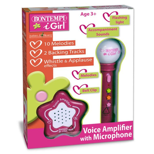 Microfono Karaoke con Amplificatore Bontempi 42 4171 Con Effetti Luminosi - 0047663372730 - DarSaGiocattoli