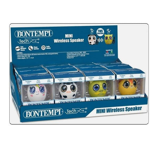 Mini Speakers Wireless Bontempi Animali 49 0100 Cassa Bluetooth Portatile - 0047663367392 - DarSaGiocattoli