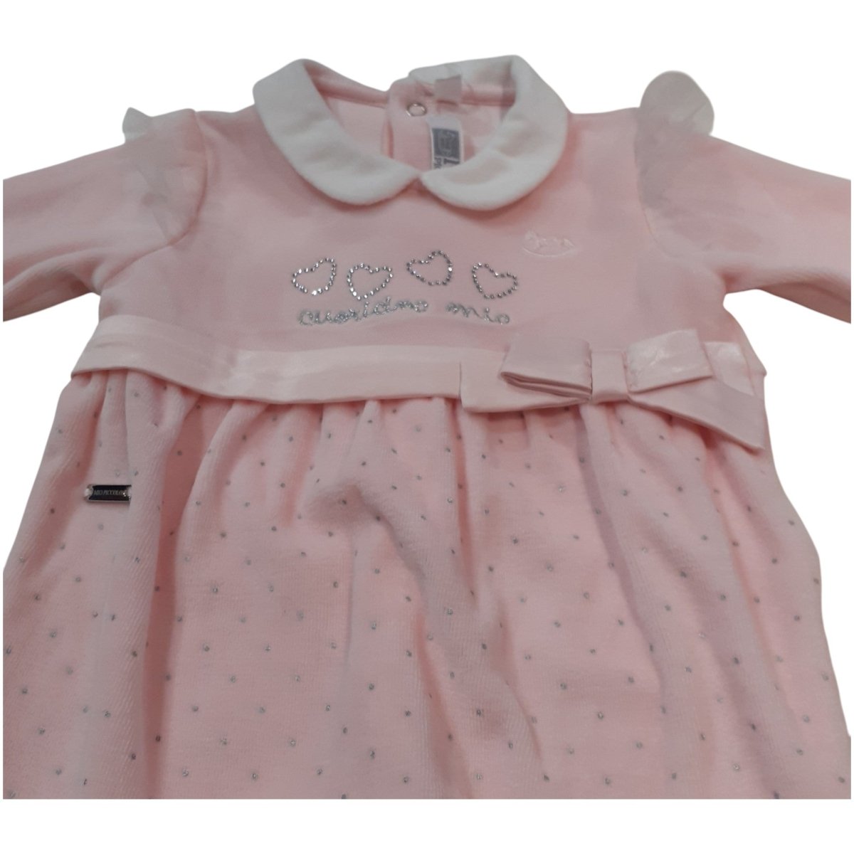 Mio Piccolo Tutina Neonata In Ciniglia Rosa 943R - 8033300400661 - DarSaGiocattoli