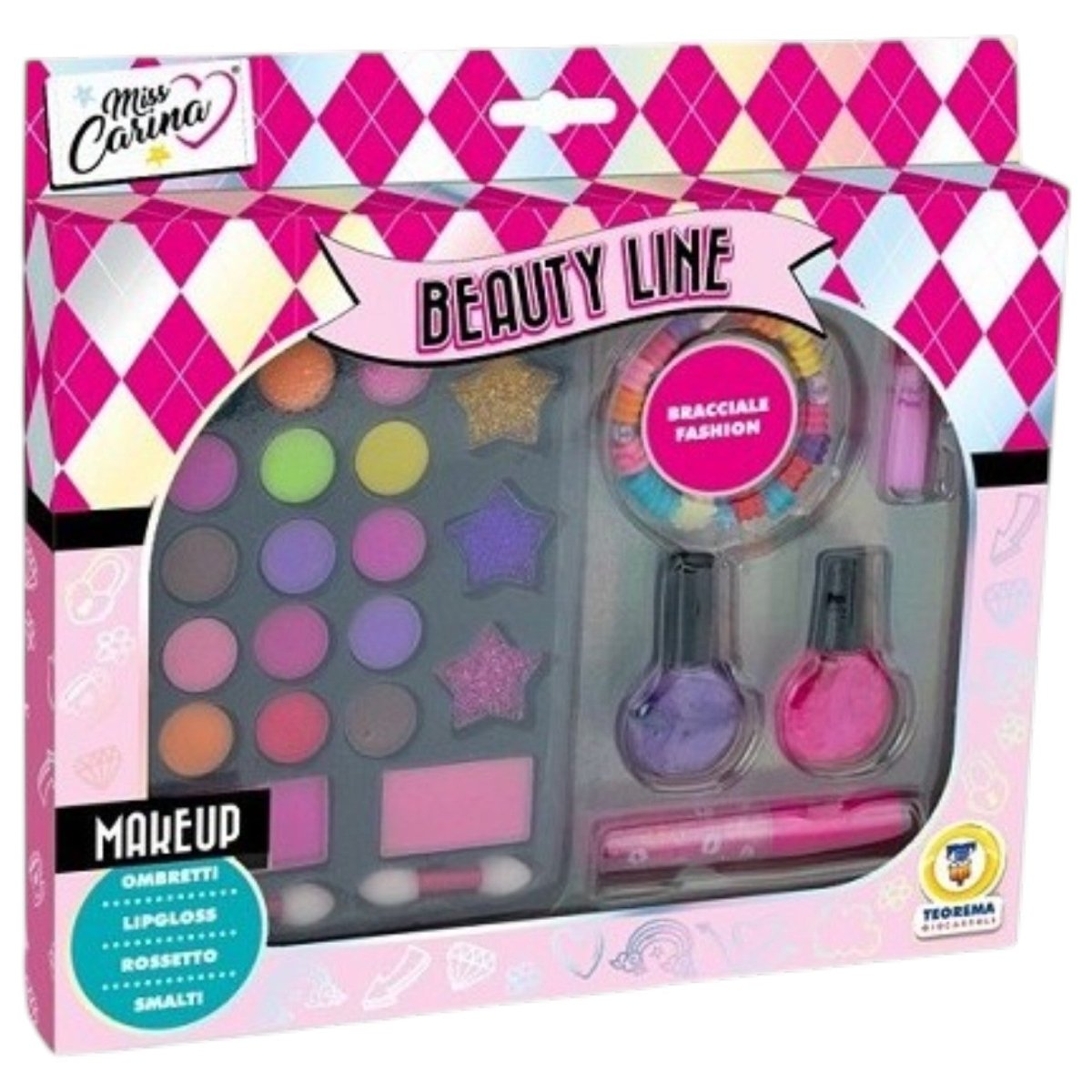 Miss Carina Make Up Set Con Braccialetto Fashion Teorema 80146 - 8017967801467 - DarSaGiocattoli