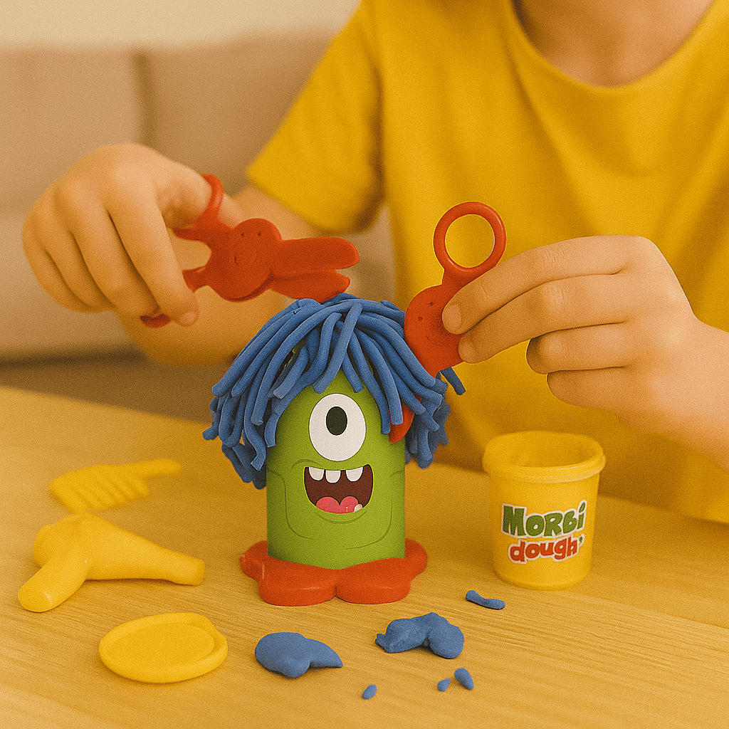 Morbido Set Cresci Capelli 3x25g Pasta Da Modellare Con Accessori Full Toys 42638 - 8014966426387 - DarSaGiocattoli