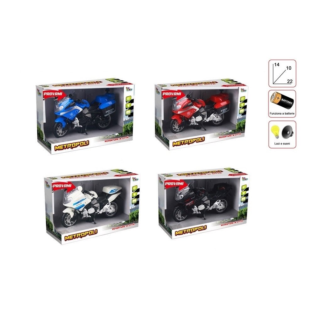 Moto Giocattolo Toys Garden Metropoli 27895 Luci e Suoni - 8007632278953 - DarSaGiocattoli