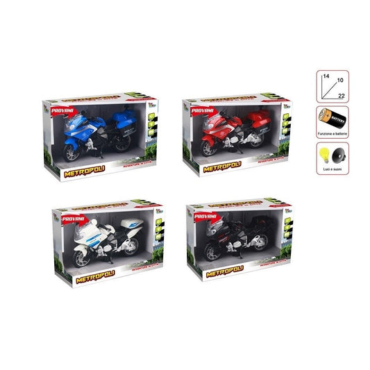 Moto Giocattolo Toys Garden Metropoli 27895 Luci e Suoni - 8007632278953 - DarSaGiocattoli